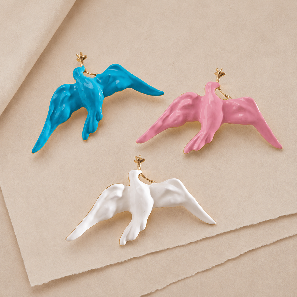 Soaring Swallow Statement Brooch