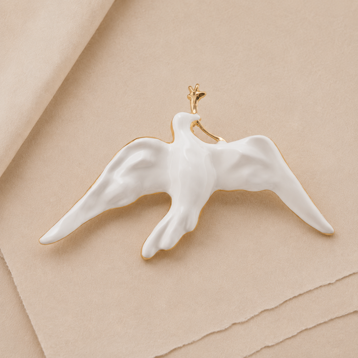 Soaring Swallow Statement Brooch